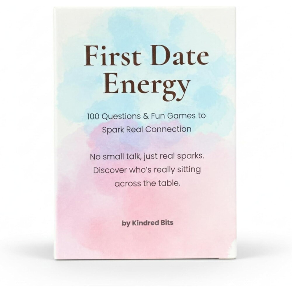 Kindred Bits First Date Energy-Conversation Cards Couples 100 Question Fun Game